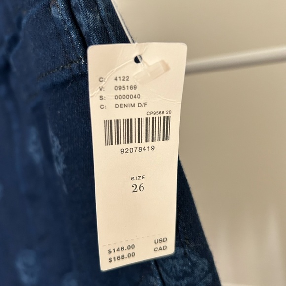 The Colette Cropped Wide-Leg Jeans by Maeve NWT 26 SHU Print - Picture 10 of 10